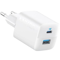 Anker 323 Fast Wall Charger 33W - захранване за ел. мрежа с USB-A и USB-C изходи и технология за бързо зареждане