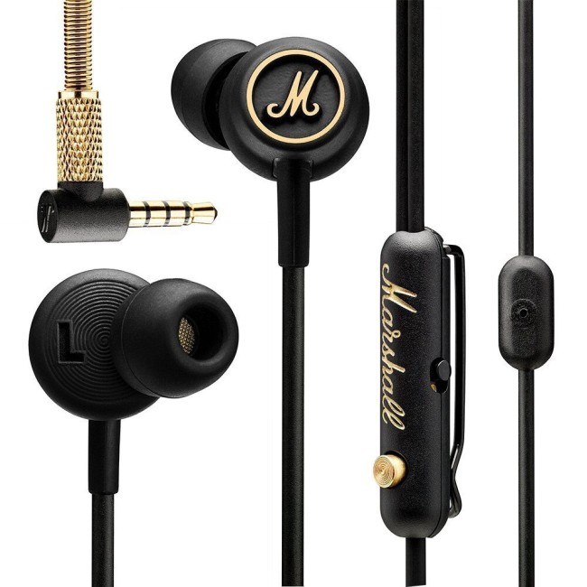 Слушалки тапи Marshall Mode EQ Black and Brass Слушалки тапи Marshall Mode EQ Black and Brass