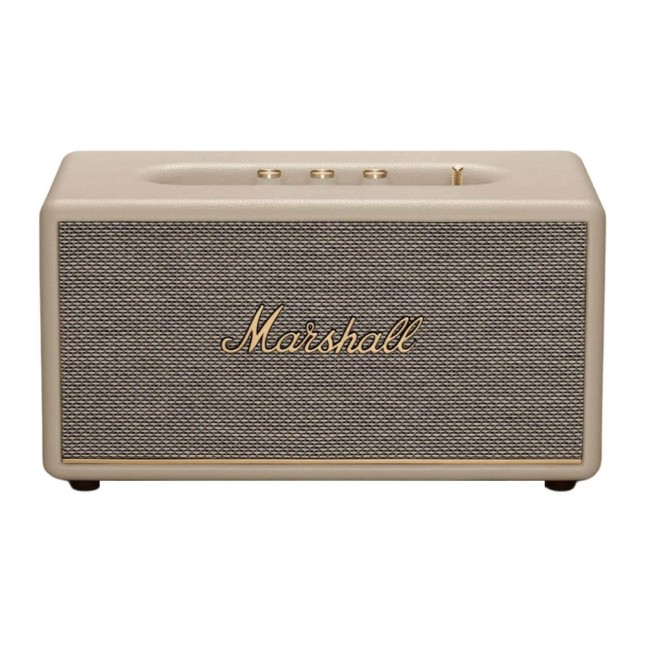 Marshall Stanmore III - безжичен аудиофилски спийкър за мобилни устройства с Bluetooth и 3.5 mm изход (кремав)