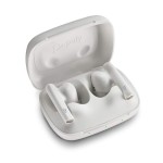 HP Poly Voyager Free 60 UC слушалки тапи, Bluetooth, UC, USB-A, калъф за зареждане без тъчскрийн, бели