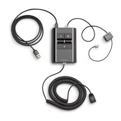 HP Poly MDA524 QD кабелен превключвател слушалки, USB-C