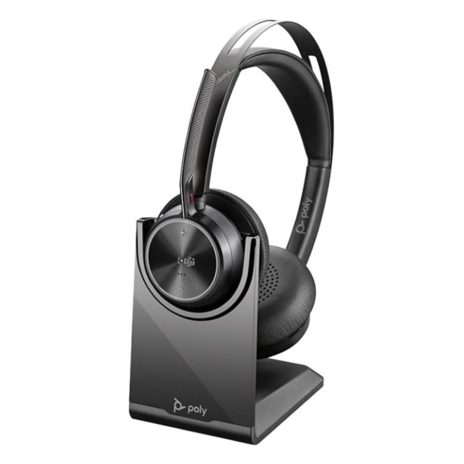 HP Poly VOYAGER FOCUS 2 MS C USB-A charging stand слушалка