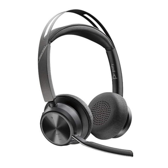 HP Poly VOYAGER Focus 2 стерео слушалки, UC, USB-C