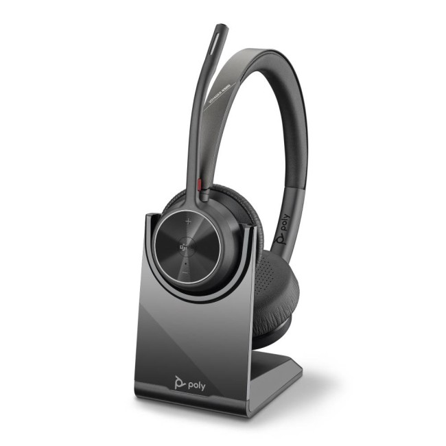 HP Poly VOYAGER 4320 MS UC Stereo със зарядна стойка, USB-C