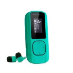 Energy CLIP MP3 плейър, 8GB, FM радио, зелен