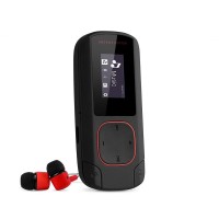 Energy CLIP MP3 плейър, 8GB, FM радио, Bluetooth, червен нюанс