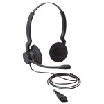 Jabra BIZ 2300 стерео слушалки, Wideband аудио, QD, черен 