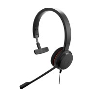 JABRA EVOLVE 20 моно слушалка с микрофон, MS , USB-C 