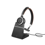 Jabra EVOLVE 65 моно слушалка, UC, Bluetooth, USB-A, зарядна стойка