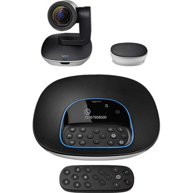 Logitech GROUP, видеоконферентна система, 90°, FHD