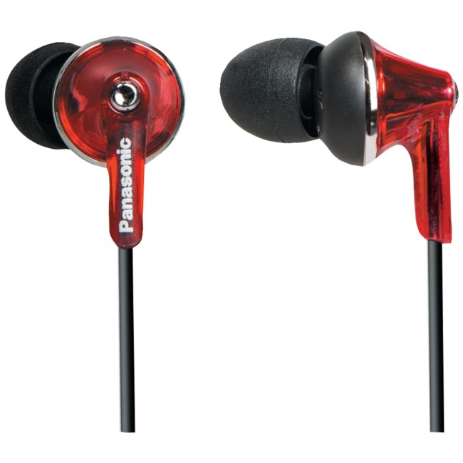 Panasonic ERGOFIT Plus RP-HJE190E-R слушалки, 3.5 мм жак, червени