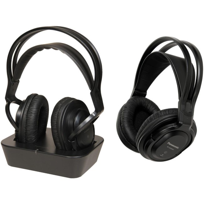 Panasonic RP-WF830WЕ телевизионни слушалки, RF предаване, докинг станция, черни