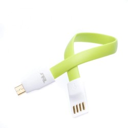 Tellur Magnetic кабел за данни, USB-A - Micro-USB, 1 м, зелен