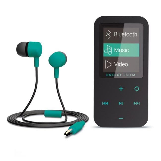 Energy TOUCH MP4 плейър, 8GB, сензорен дисплей, FM радио, Bluetooth, зелен нюанс