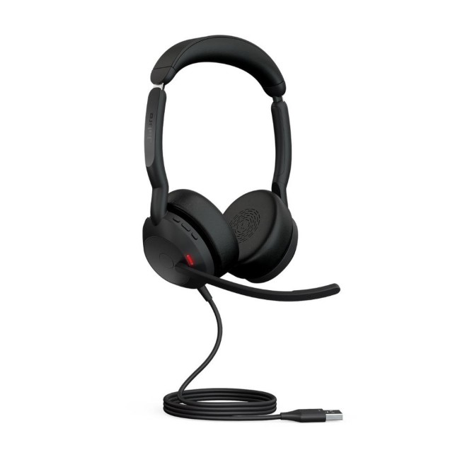 Jabra Evolve2 50 Headset, Stereo, USB-A, Unified Communication, Черни