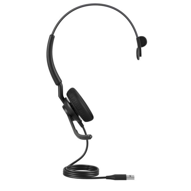 Jabra Engage 50 II, Corded Headset, USB-A, UC, Mono, Черна