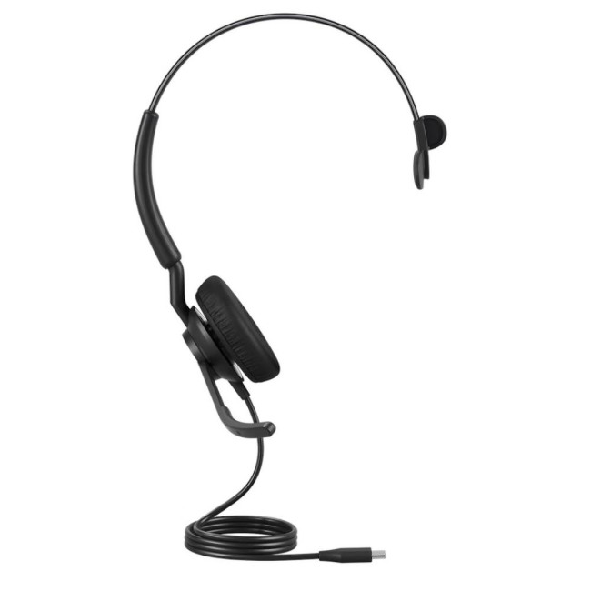 Jabra Engage 50 II, Corded Headset, USB-C, UC, Mono, Черна