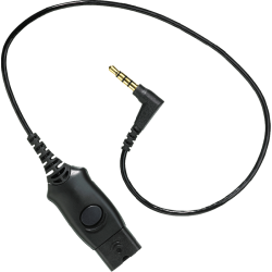 Poly 10ft Coiled Cable with 3.5mm to QD Connector