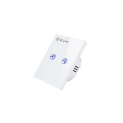 Tellur Smart WiFi суич, SS2N, 2 порта, 1800W, 10A, бял