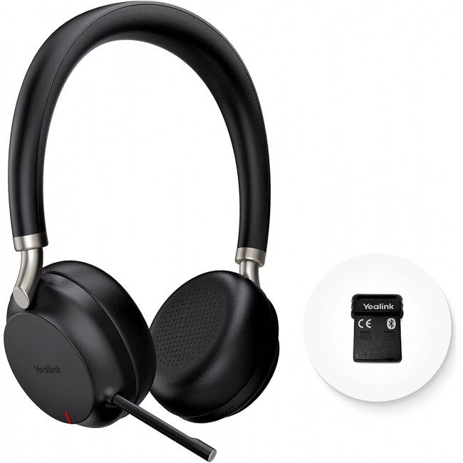 Yealink BH72 стерео слушалки, MS, Bluetooth, USB-A, черен Yealink BH72 стерео слушалки, MS, Bluetooth, USB-A, черен