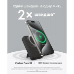Anker MagGo Power Bank (10K) A1654G11, 10000 mAh, Qi2 15W, USB-C PD 27W, черна Anker MagGo Power Bank (10K) A1654G11, 10000 mAh, Qi2 15W, USB-C PD 27W, черна