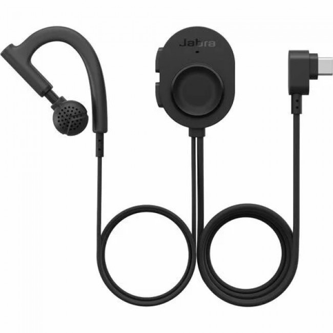 Jabra Perform 10 – USB-C, Black, Android & iOS, моно слушалка с Push-to-Talk Jabra Perform 10 – USB-C, Black, Android & iOS, моно слушалка с Push-to-Talk