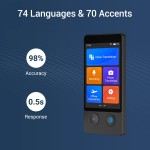 ANFIER W12S Offline Voice Translator – AI преводач с 144 езика и диалекта, 3,7-инчов сензорен екран ANFIER W12S Offline Voice Translator – AI преводач с 144 езика и диалекта, 3,7-инчов сензорен екран