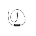 Jabra GN1221 кабел с ограничител на звука, 0,8 м – QD към RJ9 Jabra GN1221 кабел с ограничител на звука, 0,8 м – QD към RJ9