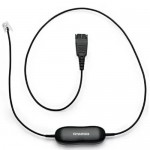 Jabra GN1221 кабел с ограничител на звука, 0,8 м – QD към RJ9 Jabra GN1221 кабел с ограничител на звука, 0,8 м – QD към RJ9