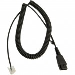 Jabra 8800-01-89 спираловиден свързващ кабел QD към RJ45, 0,5–2 м