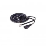 Jabra 8800-01-89 спираловиден свързващ кабел QD към RJ45, 0,5–2 м