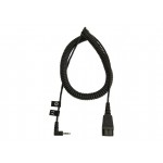 Jabra 8800-01-46 спираловиден кабел QD към 2,5 мм жак, 0,5–2 м