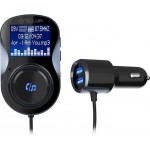 Tellur B4 трансмитер, Bluetooth, USB-A, MicroSD, MP3, FM радио, USB-A зарядно, микрофон Tellur B4 трансмитер, Bluetooth, USB-A, MicroSD, MP3, FM радио, USB-A зарядно, микрофон