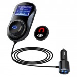 Tellur B4 трансмитер, Bluetooth, USB-A, MicroSD, MP3, FM радио, USB-A зарядно, микрофон Tellur B4 трансмитер, Bluetooth, USB-A, MicroSD, MP3, FM радио, USB-A зарядно, микрофон