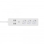 Tellur TLL331031 Wi-Fi Smart разклонител, 3 гнезда и 4 USB, 2200 W, 10 A Tellur TLL331031 Wi-Fi Smart разклонител, 3 гнезда и 4 USB, 2200 W, 10 A