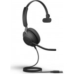Jabra EVOLVE2 40 SE моно слушалка, USB-A, MS, черен Jabra EVOLVE2 40 SE моно слушалка, USB-A, MS, черен