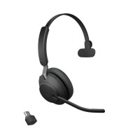 Jabra Evolve2 65 моно слушалка, UC, Link380 USB-C, черна
