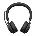 Jabra Evolve2 65 MS Stereo Desk Stand Black – стерео Bluetooth слушалки със стойка, Link380a USB-A Jabra Evolve2 65 MS Stereo Desk Stand Black – стерео Bluetooth слушалки със стойка, Link380a USB-A