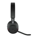 Jabra Evolve2 65 MS Stereo Desk Stand Black – стерео Bluetooth слушалки със стойка, Link380a USB-A Jabra Evolve2 65 MS Stereo Desk Stand Black – стерео Bluetooth слушалки със стойка, Link380a USB-A