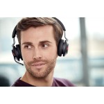 Jabra Evolve2 65 стерео слушалки със стойка, UC, Link380 USB-A, черни Jabra Evolve2 65 стерео слушалки със стойка, UC, Link380 USB-A, черни