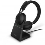 Jabra Evolve2 65 стерео слушалки с поставка, MS, Link380 USB-C, черни Jabra Evolve2 65 стерео слушалки с поставка, MS, Link380 USB-C, черни