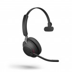 Jabra Evolve2 65 моно слушалка + стойка, UC, Link380 USB-A, черна Jabra Evolve2 65 моно слушалка + стойка, UC, Link380 USB-A, черна