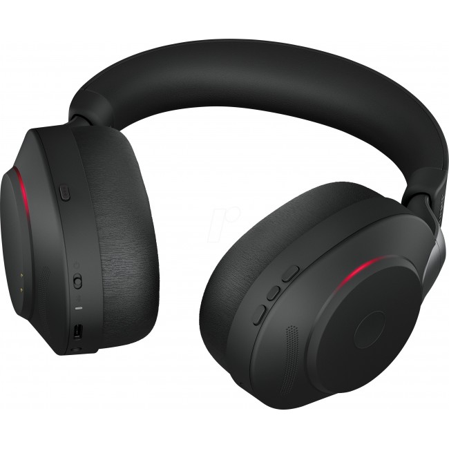 Jabra Evolve2 85 UC Stereo слушалки с Desk Stand, Link 380c USB-C, черни Jabra Evolve2 85 UC Stereo слушалки с Desk Stand, Link 380c USB-C, черни