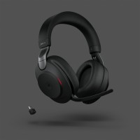 Jabra Evolve2 85 MS Stereo, Link380 USB-C, слушалки, черни