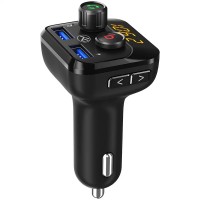 Tellur B8 (FMT-B8) FM трансмитер, Bluetooth 5.0, USB-A плеър, FM радио, USB-A зарядно, микрофон