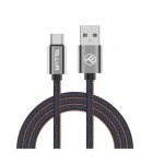 Tellur TLL155381 кабел за данни USB-A към USB-C, 1 м, Denim