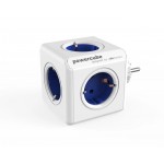 DesignNest PowerCube Original 1100BL-DEORPC разклонител с 5 гнезда, син DesignNest PowerCube Original 1100BL-DEORPC разклонител с 5 гнезда, син