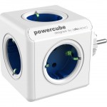 DesignNest PowerCube Original 1100BL-DEORPC разклонител с 5 гнезда, син DesignNest PowerCube Original 1100BL-DEORPC разклонител с 5 гнезда, син