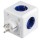 DesignNest PowerCube Original 1100BL-DEORPC разклонител с 5 гнезда, син