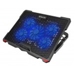 Tellur BASIC охладител за лаптоп 17.3″ с 5 вентилатора, LED и 2 USB – TLL491111